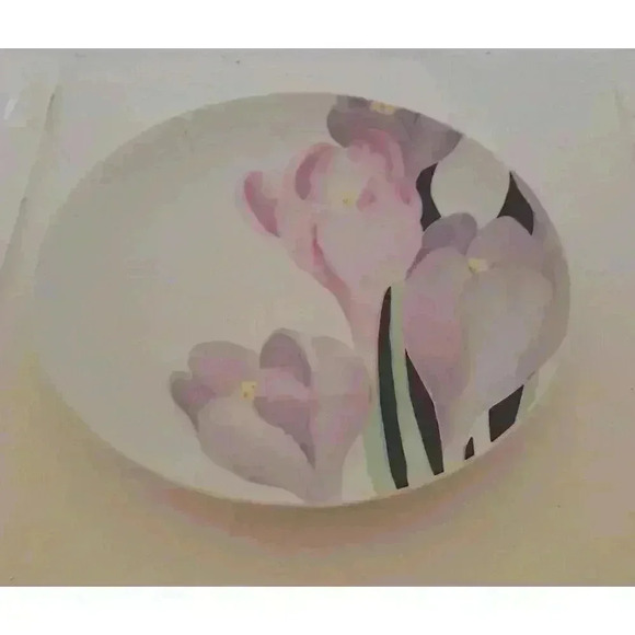 Mikasa Vogue L1052   7 1/2" salad dessert plate Pink & Lavender Tulips  China - Picture 1 of 3